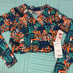 NWT Athleta Hanalei Crop Rashguard-Size M